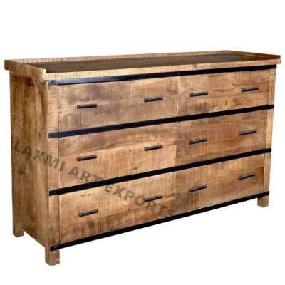 Solid Wood Sideboard Buffet Chest of Drawers